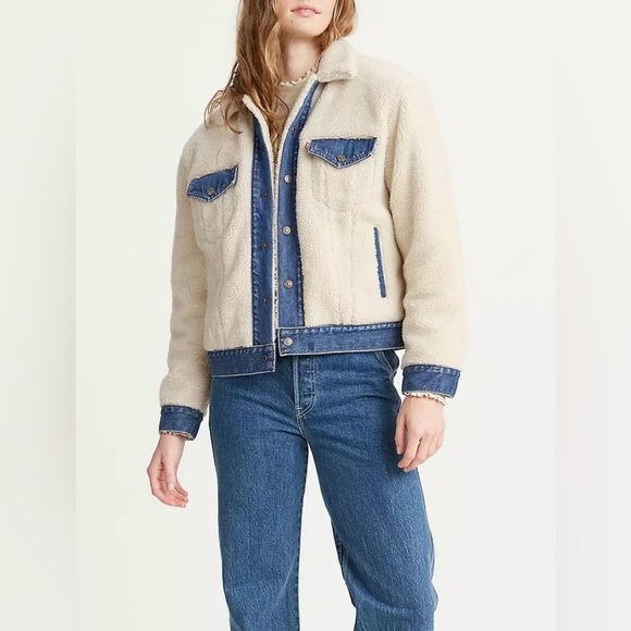 wild fable Jackets & Blazers - Sherpa jean jacket size XXL